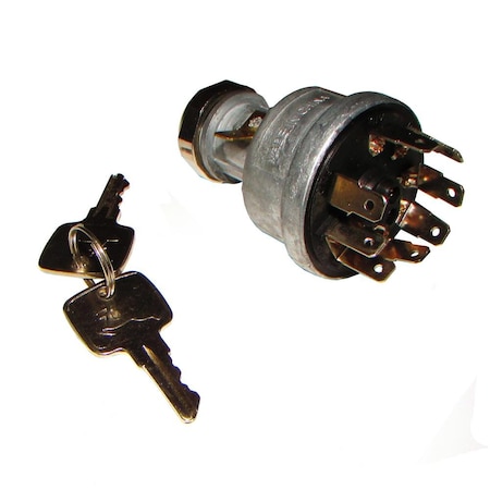 Aftermarket RE45963 Ignition Switch with 2 Keys Fits John Deere 5200 5300 5400 5500 5210 531 ELI80-0484